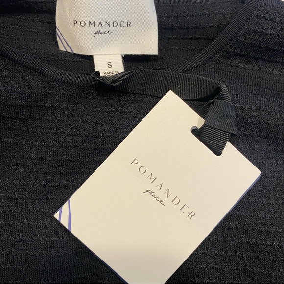 Pomander Place | NEW Black Double Knit Lennox Long Sleeve Maxi Dress Size S - Picture 12 of 13